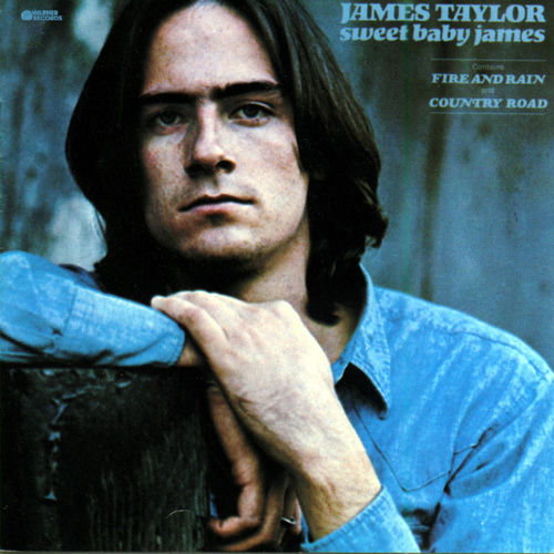 Sweet Baby James album cover, James Taylor