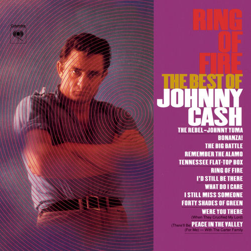 Ring of Fire: The Best of Johnny Cash album cover, Johnny Cash
