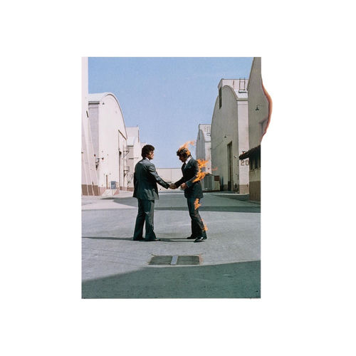 Wish You Were Here album cover, Pink Floyd